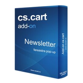 Add-on CS-Cart - Abonare la newsletter prin fereastra pop-up