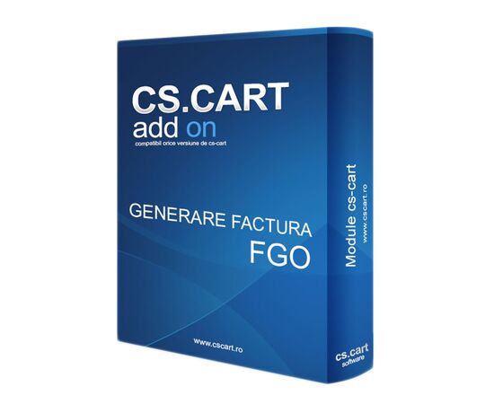 Add-on CS-Cart - Generare factura in FGO