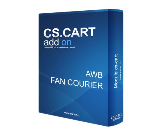 Add-on CS-Cart - Integrare AWB Fan Courier